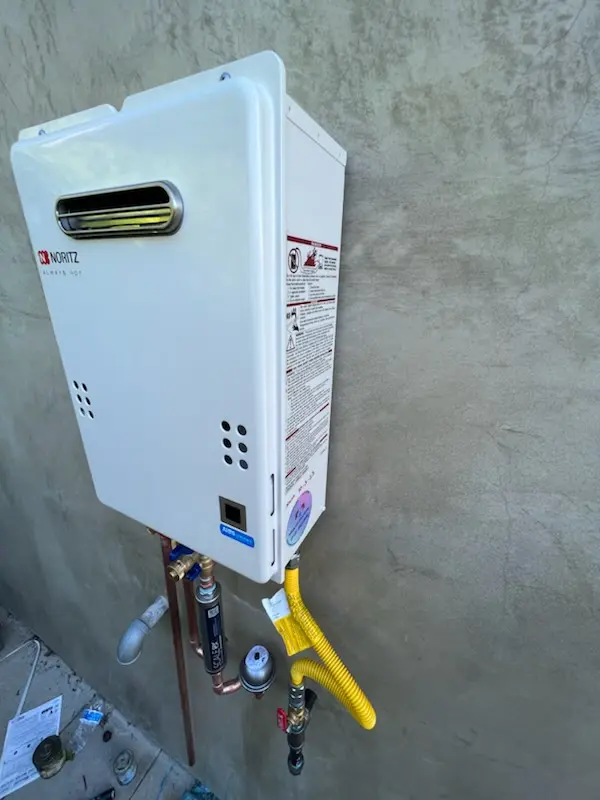 Tankless water heater installation for Sand Hill homes