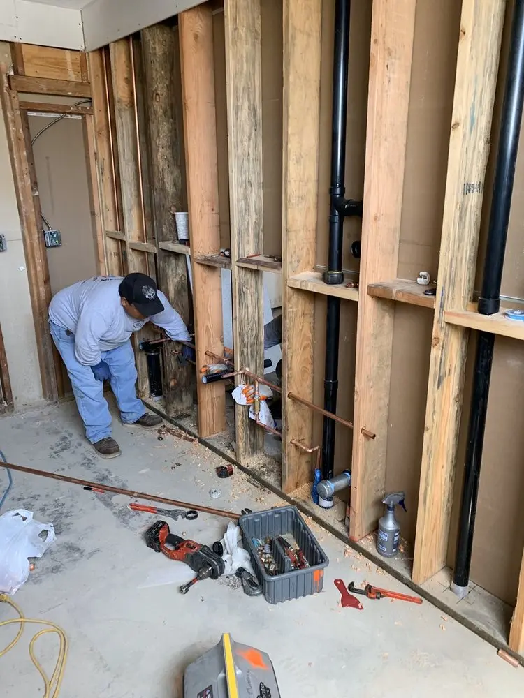 Commercial rough-in plumbing for Water Heater Replacement in Sand Hill